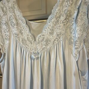 Vintage night gown pastel blue